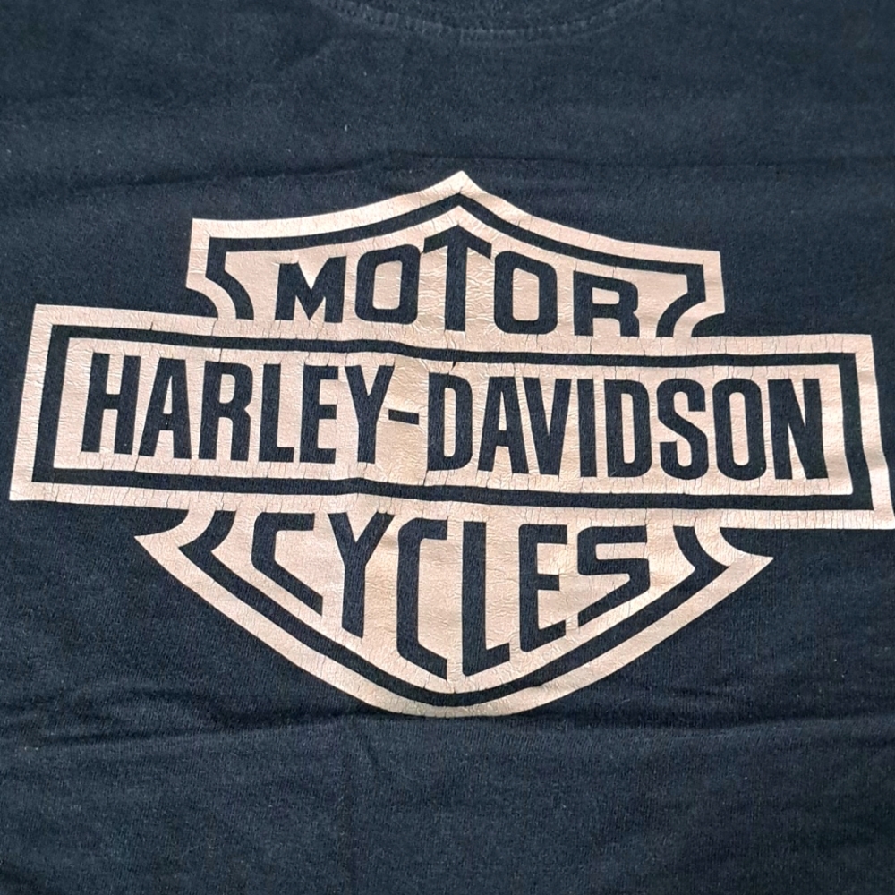 A Harley Davidson tshirt